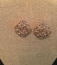 Copper Celtic Knot earrings //228